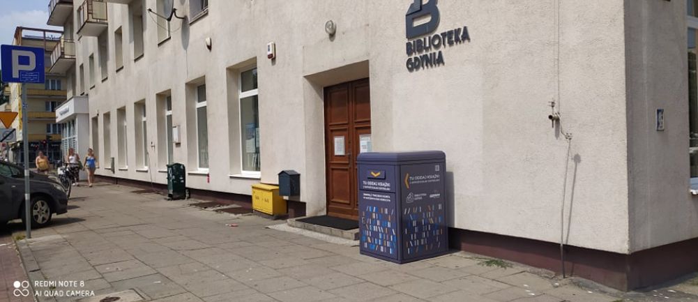 Nowa wrzutnia przy Wypożyczalni Centralnej