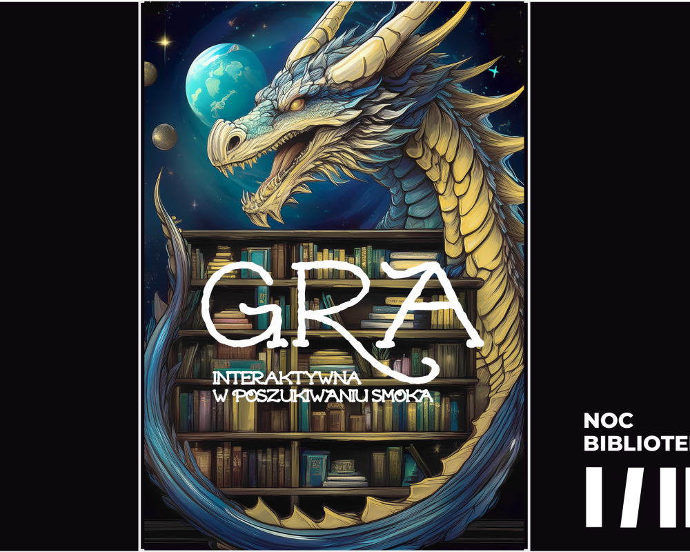 Grafika ze smokiem reklamująca grę. Szczegóły w opisie