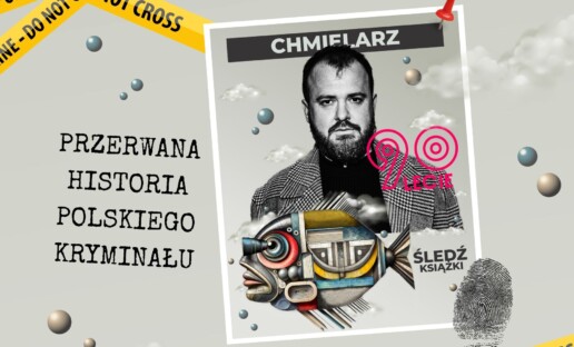 Okładka artykułu stylizowana na tablicę policyjną