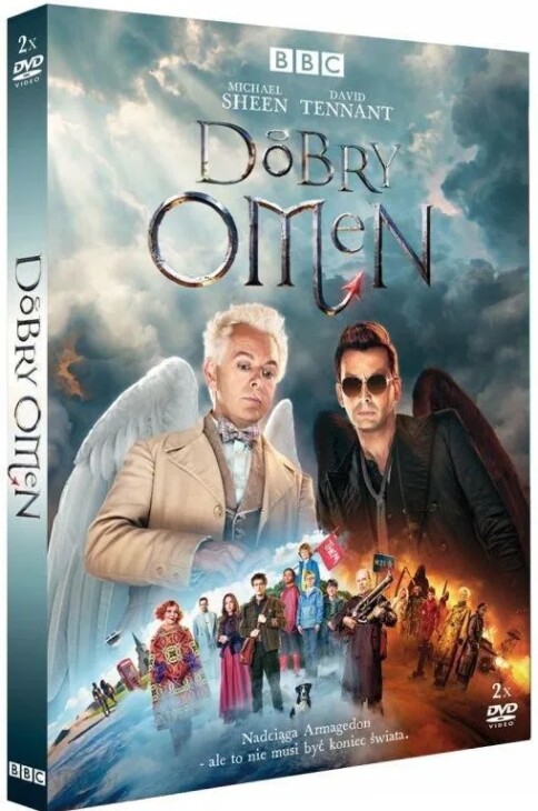 Okładka serialu DVD "Dobry omen"