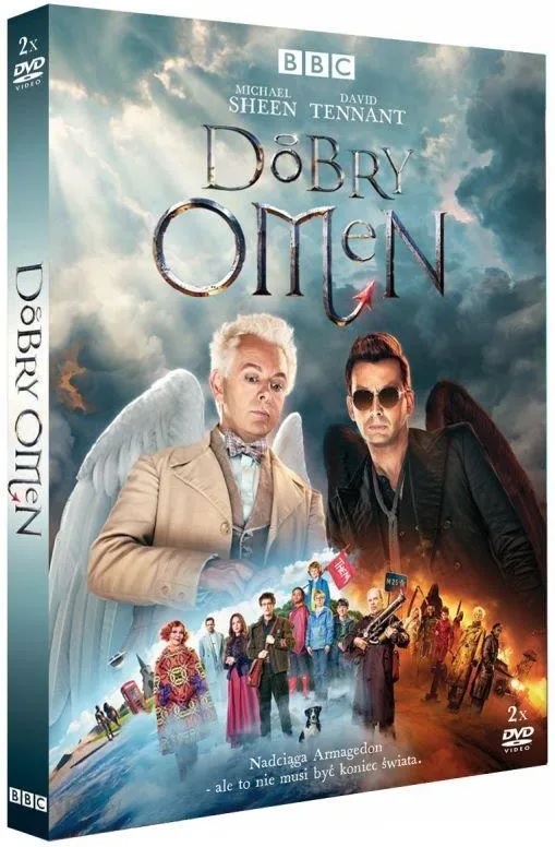 Okładka serialu DVD "Dobry omen"