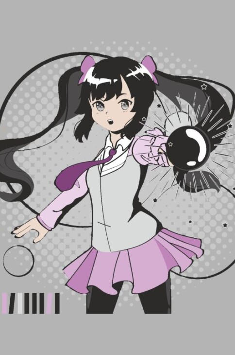 postać z japońskiej mangi