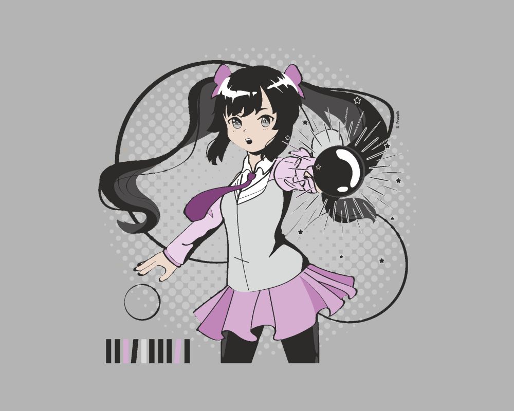 postać z japońskiej mangi