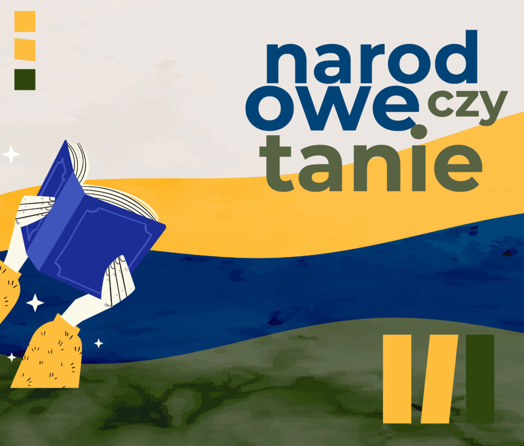 Grafika reklamująca narodowe czytanie