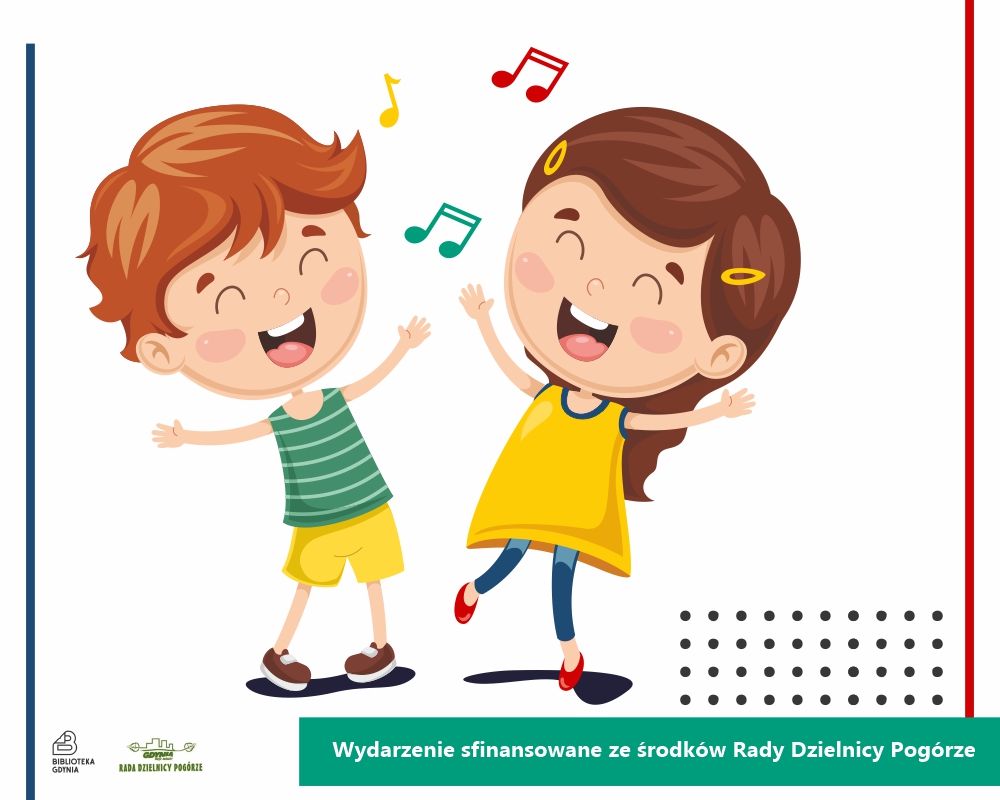 Dwoje tańczących dzieci
