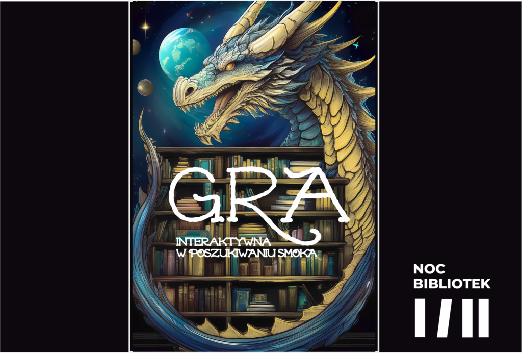 Grafika ze smokiem reklamująca grę. Szczegóły w opisie