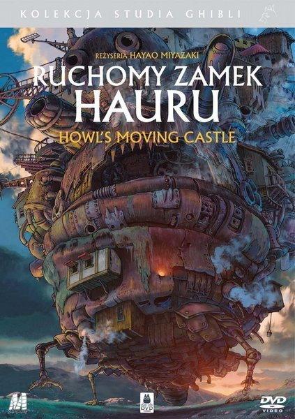 Okładka animowanego filmu DVD "Ruchomy zamek Hauru"