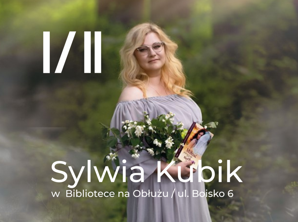 Sylwia Kubik z bukietem kwiatów stojąca na łące