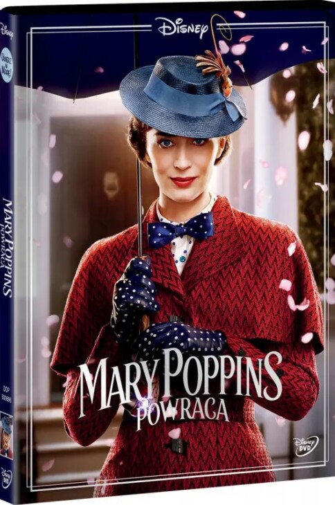 Okładka polskiego wydania "Marry Poppins powraca" na DVD