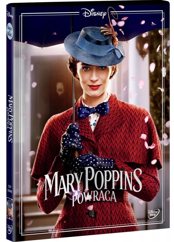 Okładka polskiego wydania "Marry Poppins powraca" na DVD