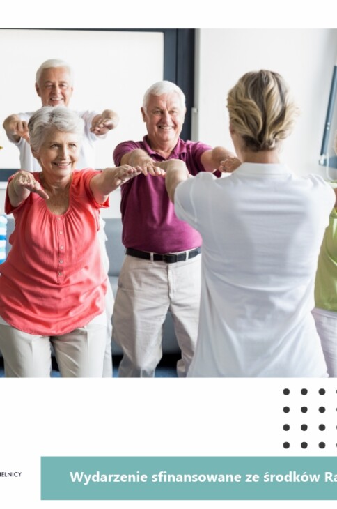 Seniorzy w trakcie ćwiczeń fizycznych
