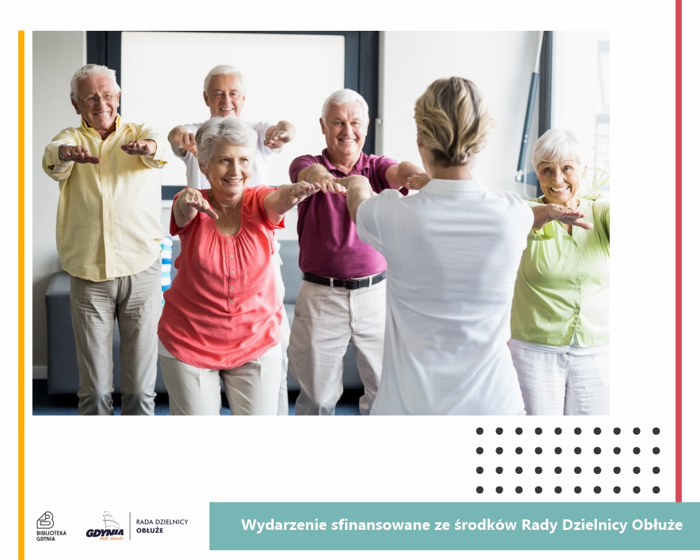 Seniorzy w trakcie ćwiczeń fizycznych