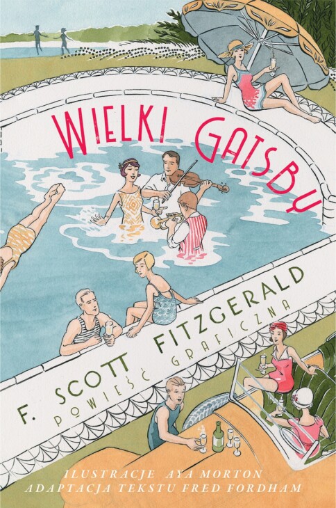 Okładka komiksowej adaptacji "Wielki Gatsby"