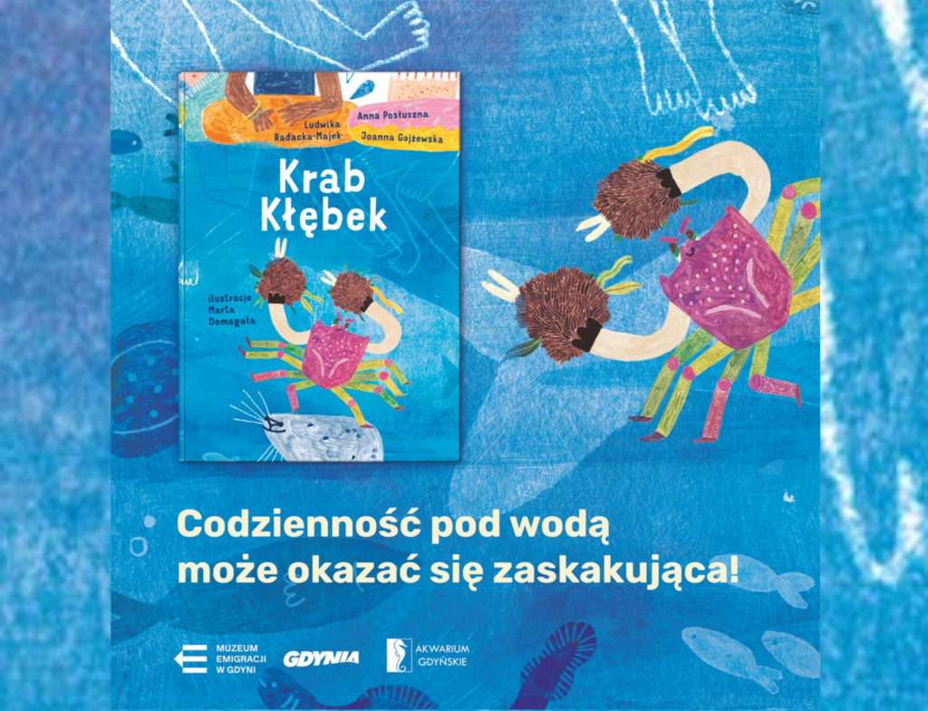 Okładka książki "Brak Kłębek" z informacjami powtórzonymi we wpisie