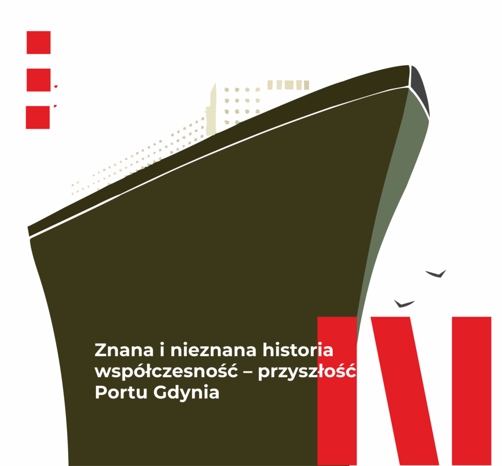 Rysunkowy statek w ciemnych barwach. Pod nim biały napis z tytułem wydarzenia.