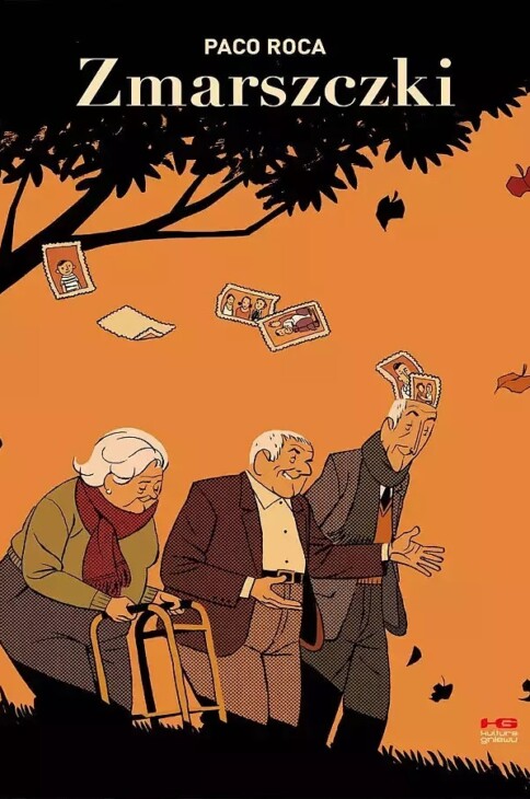 Okładka komiksu "Zmarszczki"