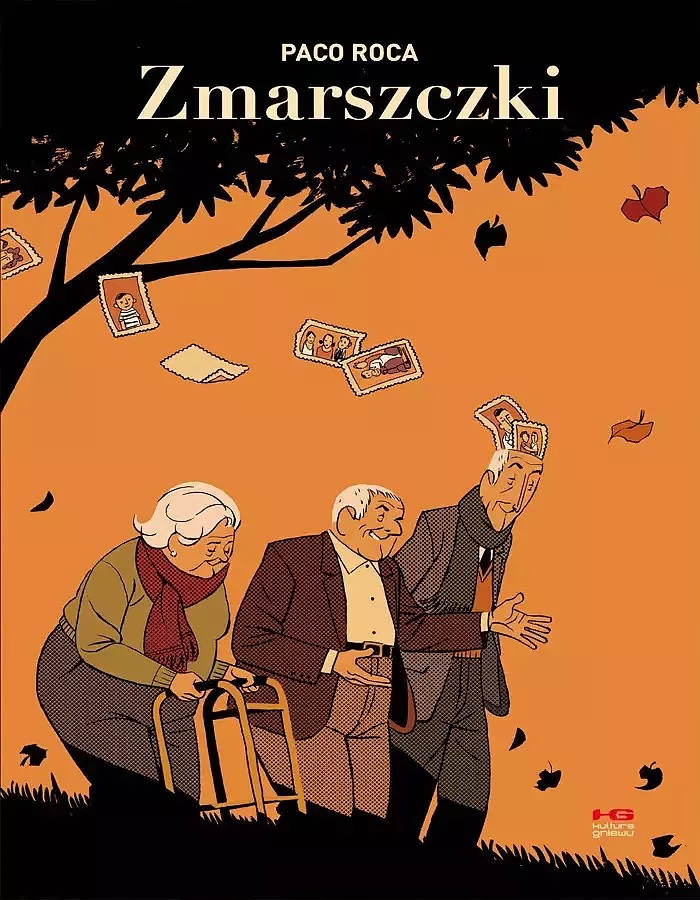 Okładka komiksu "Zmarszczki"