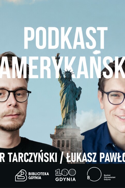 Piotr Tarczyński i Łukasz Pawłowski. W tle Statua Wolności