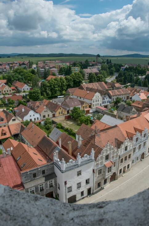 panorama czeskiego Telc